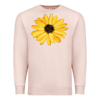 Pale Pink sunflower Premium Sweatshirt - FaDigitalArtStudio