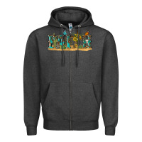 Charcoal Heather western faith Zipper Hoodie - texasbilliewilder