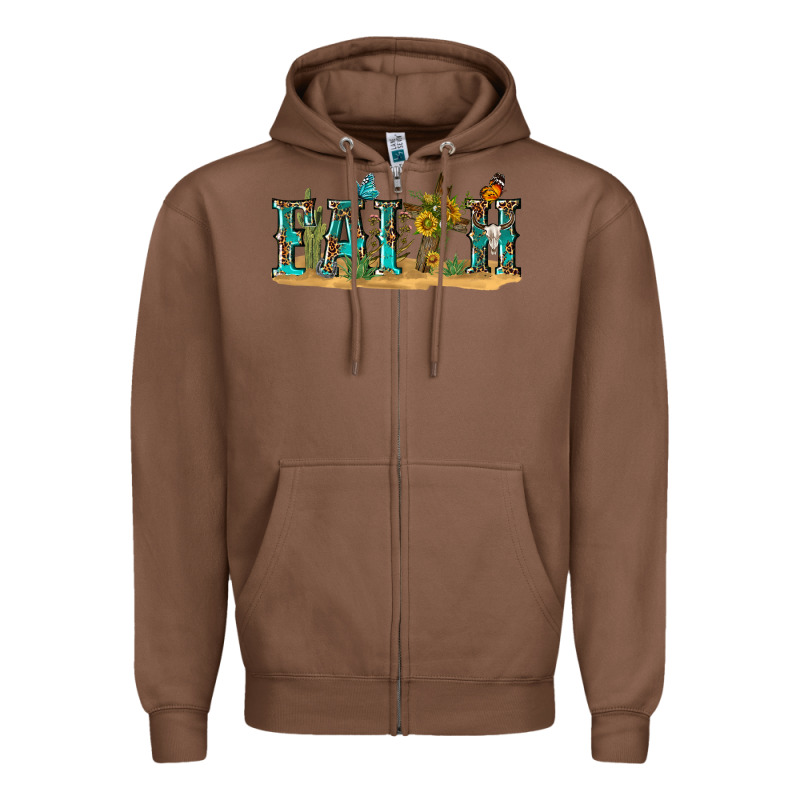 Western Faith Zipper Hoodie by texasbilliewilder | Teevron