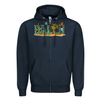 Navy western faith Zipper Hoodie - texasbilliewilder