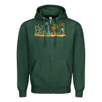Sports Green western faith Zipper Hoodie - texasbilliewilder