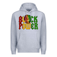 Heather Grey Juneteenth Lion King Black Power Premium Hoodie - LillyAllenDesigns