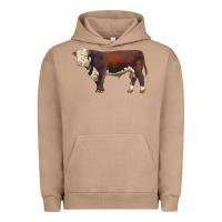 Pigment Burro hereford bull Urban Hoodie - LillyAllenDesigns