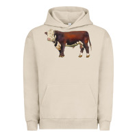 Pigment French Oak hereford bull Urban Hoodie - LillyAllenDesigns