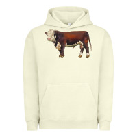 Pigment Pistachio hereford bull Urban Hoodie - LillyAllenDesigns
