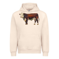 Sandshell hereford bull Urban Hoodie - LillyAllenDesigns