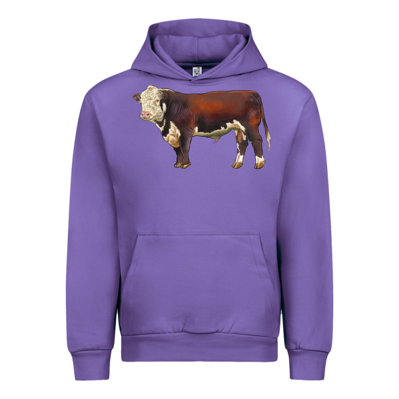 Hereford Bull Urban Hoodie by LillyAllenDesigns | Teevron