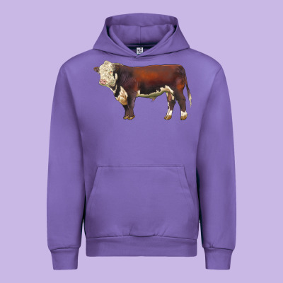 Hereford Bull Urban Hoodie Designed By Lillyallendesigns