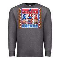 Charcoal Heather all american gnomes Premium Sweatshirt - HRA Design Shop