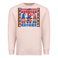 Pale Pink all american gnomes Premium Sweatshirt - HRA Design Shop