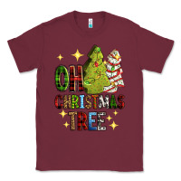 Burgundy Oh Christmas tree Christmas cake Classic Tee - RanaPortraitStore
