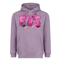 Lavender Environmental Services Breast Cancer Heavyweight Hoodie - texasbilliewilder