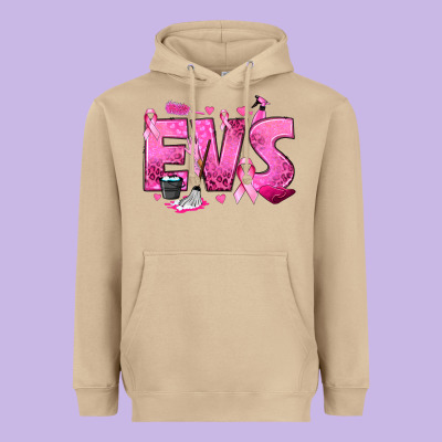 Environmental Services Breast Cancer Heavyweight Hoodie Designed By Texasbilliewilder