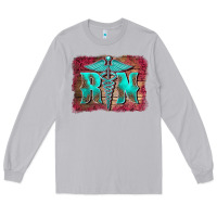 Moon Dust registered medical symbol nurse background Long Sleeve Tee - BarkalooDesign