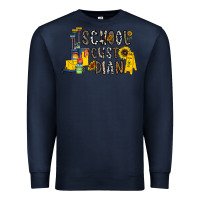 Navy school cust dian Premium Sweatshirt - CowhideDigitalArt
