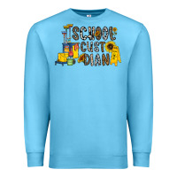 Ocean Blue school cust dian Premium Sweatshirt - CowhideDigitalArt