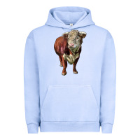 Pigment Grape Ice hereford bull face Urban Hoodie - LillyAllenDesigns