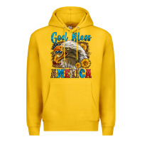 Lemon God Bless America Premium Hoodie - LillyAllenDesigns