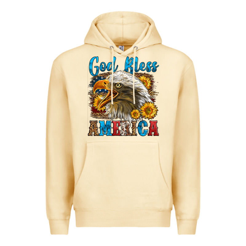 God Bless America Premium Hoodie by LillyAllenDesigns | Teevron