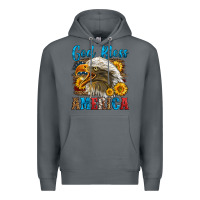 Rock God Bless America Premium Hoodie - LillyAllenDesigns