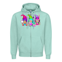 Seafoam hair styles gnomes Zipper Hoodie - Zillion Design Studio