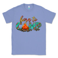 Colony Blue born to camp Classic Tee - texasbilliewilder