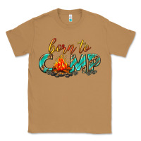 Toasted Coconut born to camp Classic Tee - texasbilliewilder