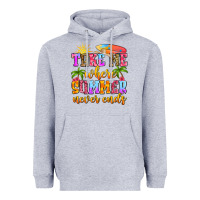 Heather Grey take me where summer never ends Heavyweight Hoodie - Zillion Design Studio