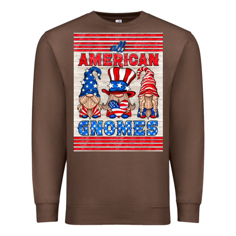 All American Gnomes Air Freshener Premium Sweatshirt by HRA Design Shop | Teevron