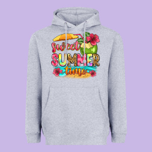 Sweet Summer Time Heavyweight Hoodie Designed By Zillion Design Studio