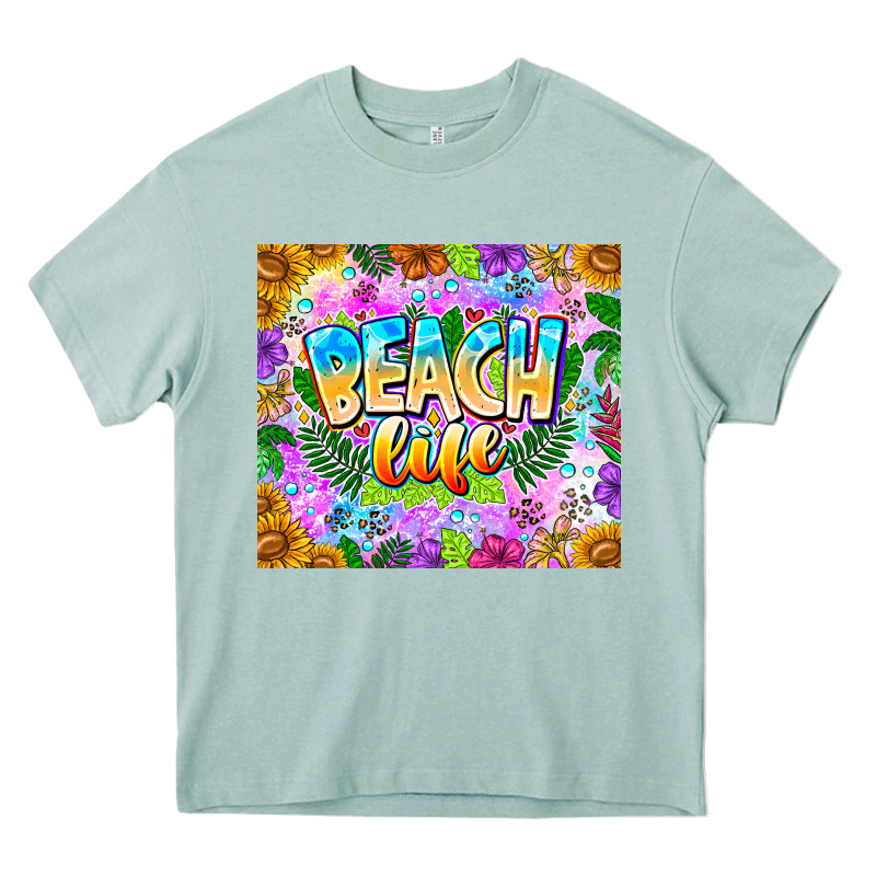 Beach Life Heavy Core Tee by CowhideDigitalArt | Teevron