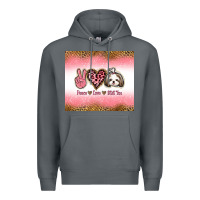 Rock peace love shih tzu Premium Hoodie - Jasminsmagicworld