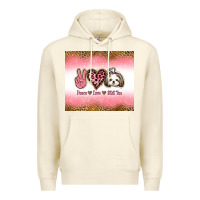 Sandshell peace love shih tzu Premium Hoodie - Jasminsmagicworld