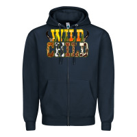 Western Wild Child Zipper Hoodie | Teevron