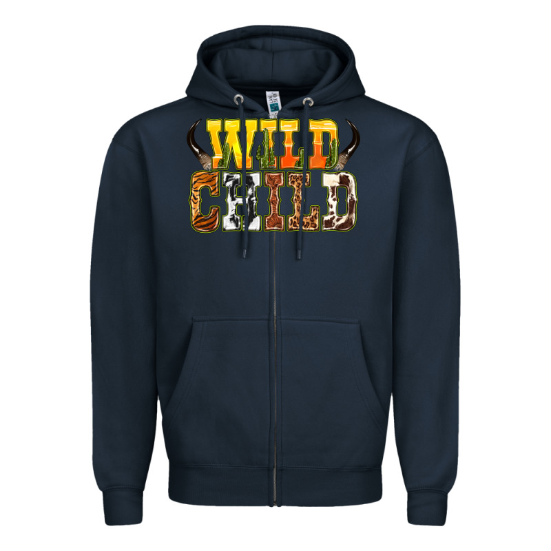 Western Wild Child Zipper Hoodie by texasbilliewilder | Teevron