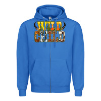 True Royal Western wild child Zipper Hoodie - texasbilliewilder
