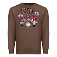Chestnut usa america gnome Premium Sweatshirt - CowhideDigitalArt