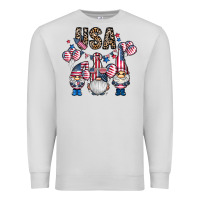 Dove Grey usa america gnome Premium Sweatshirt - CowhideDigitalArt