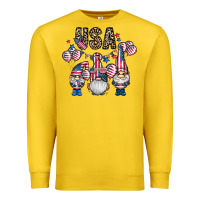Lemon usa america gnome Premium Sweatshirt - CowhideDigitalArt