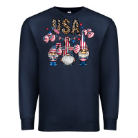 Navy usa america gnome Premium Sweatshirt - CowhideDigitalArt
