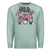 Seafoam usa america gnome Premium Sweatshirt - CowhideDigitalArt
