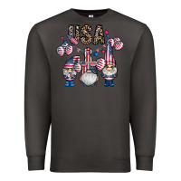Smoke usa america gnome Premium Sweatshirt - CowhideDigitalArt