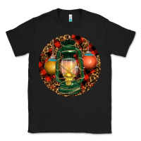 Black Xmas Lantern Christmas Classic Tee - RanaPortraitStore