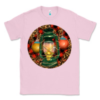 Bubblegum Pink Xmas Lantern Christmas Classic Tee - RanaPortraitStore