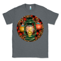 Charcoal Heather Xmas Lantern Christmas Classic Tee - RanaPortraitStore