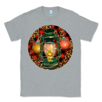 Heather Grey Xmas Lantern Christmas Classic Tee - RanaPortraitStore