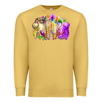 Antique Gold mardi gras tooth Premium Sweatshirt - RacoonDesign