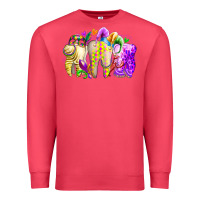 Cardinal mardi gras tooth Premium Sweatshirt - RacoonDesign