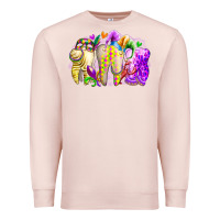 Pale Pink mardi gras tooth Premium Sweatshirt - RacoonDesign