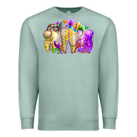 Seafoam mardi gras tooth Premium Sweatshirt - RacoonDesign